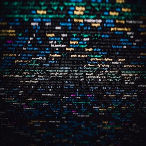 Code on a computer screen.
