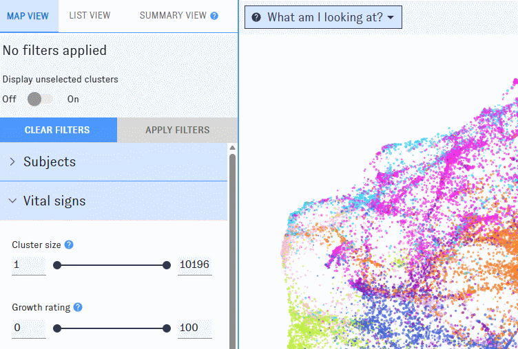 Modifying and applying filters.